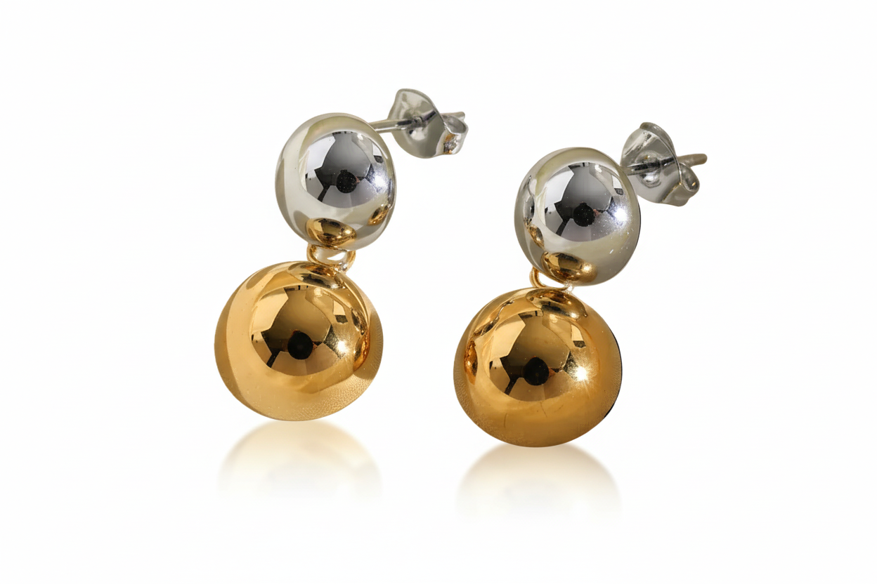 Earrings doble color
