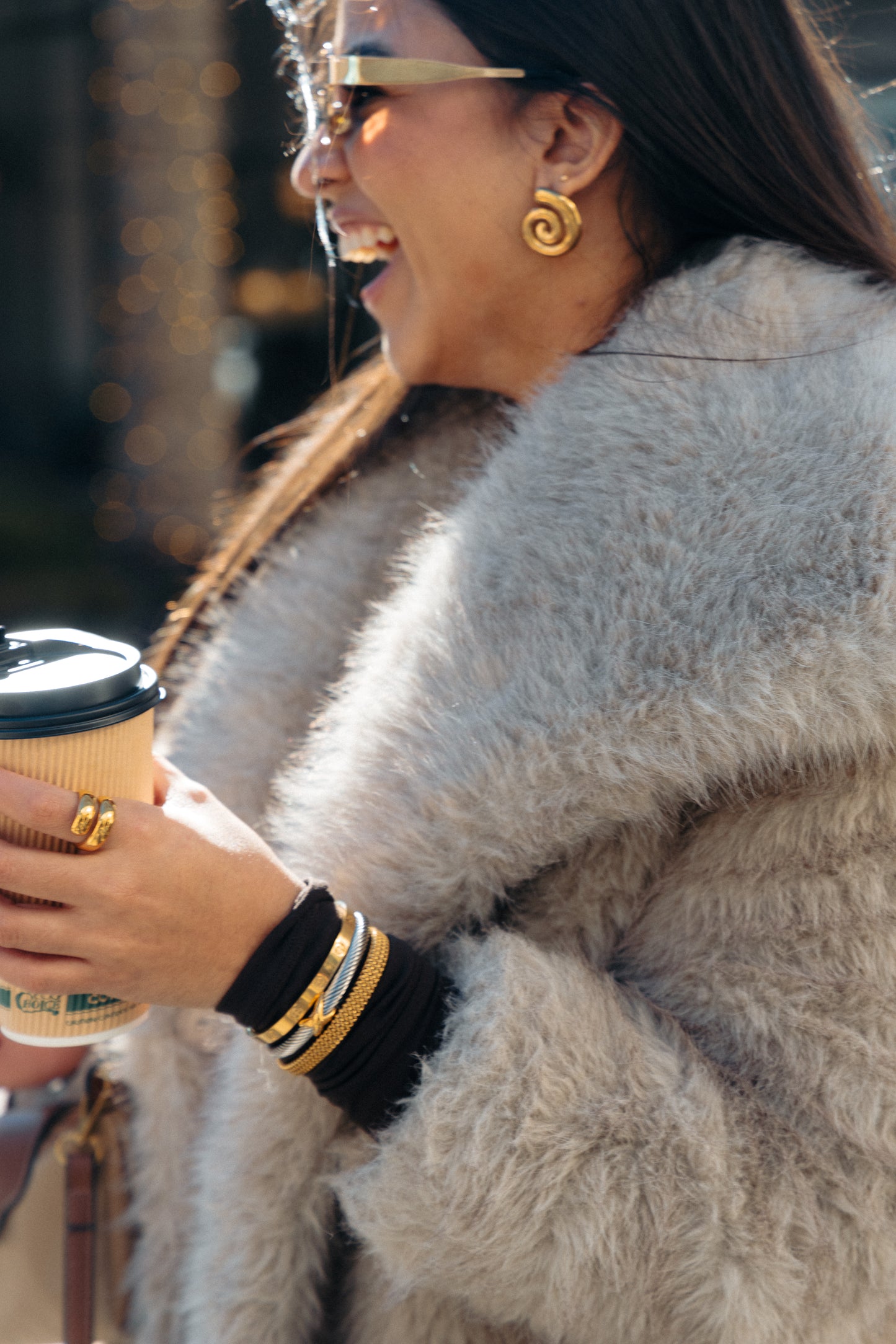 Brazalete silver&gold