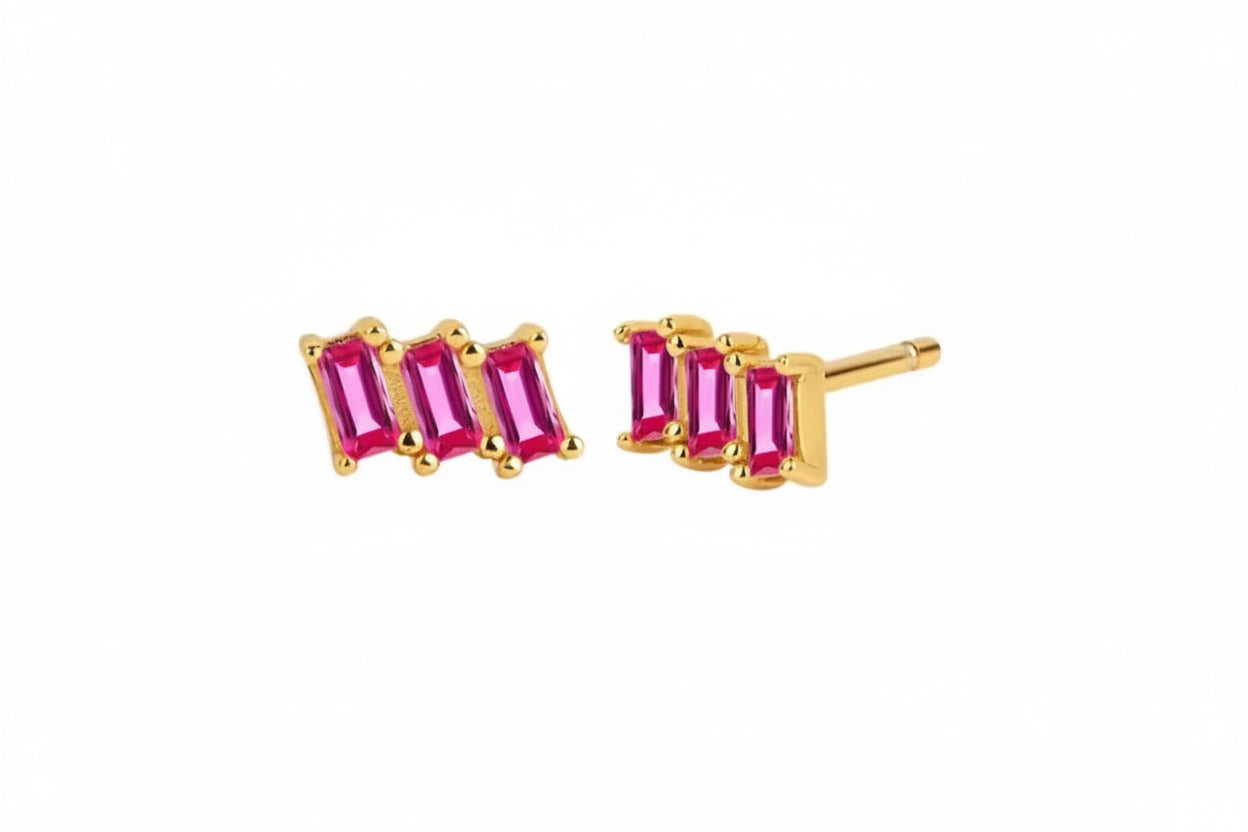 Pink earrings