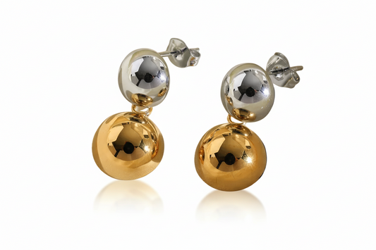 Earrings doble color