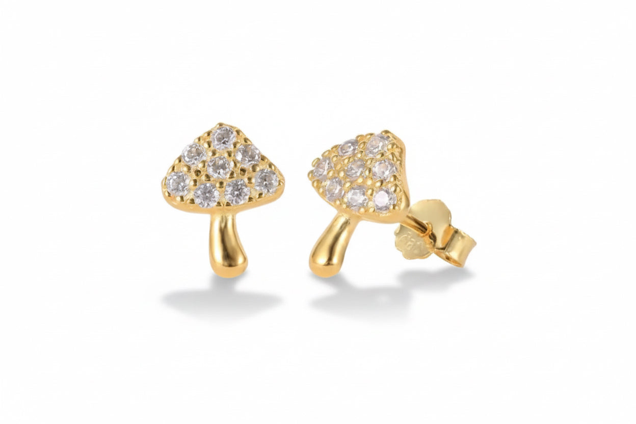 Mushroom earrings
