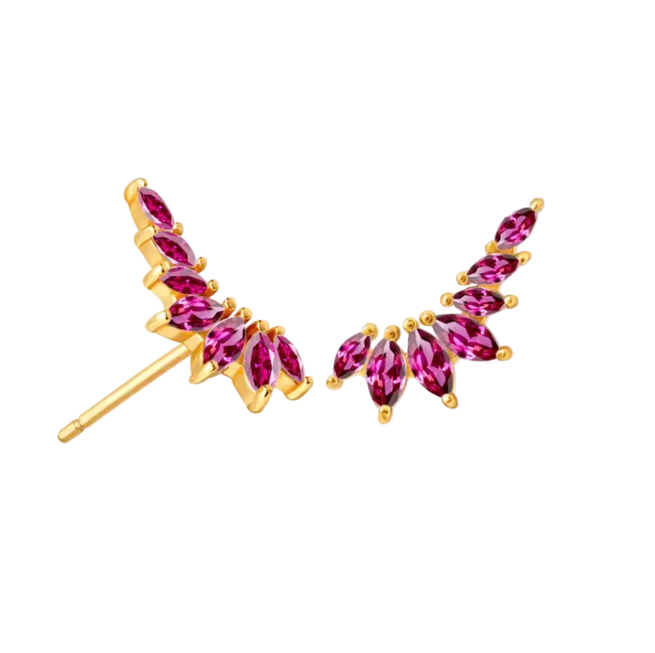 Hot pink earrings