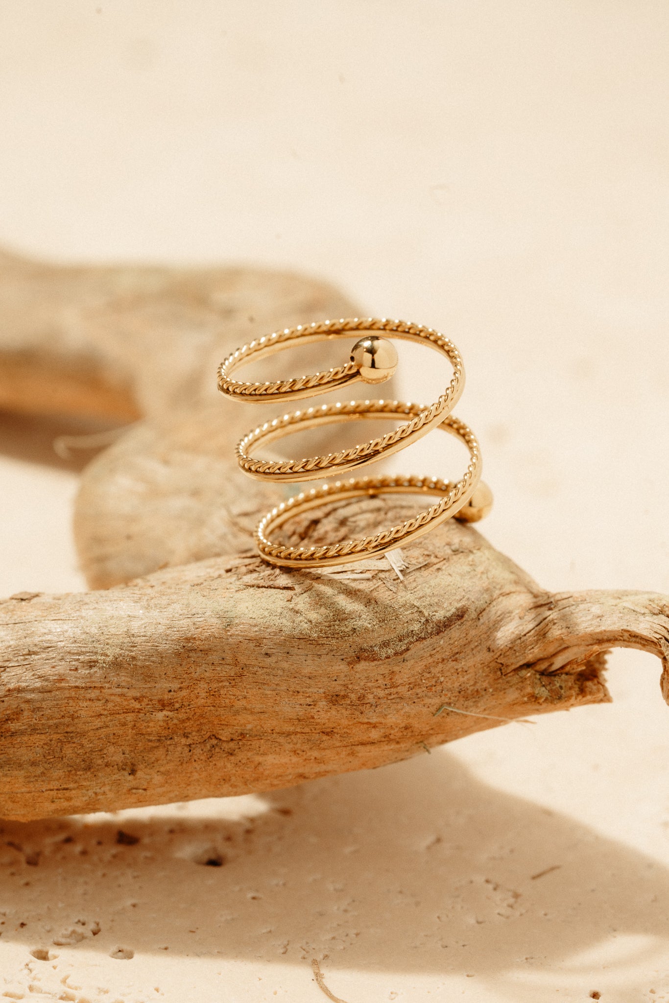 Anillo espiral sencillo